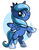 Size: 255x330 | Tagged: dead source, safe, artist:jiayi, princess luna, pony, g4, female, rearing, solo, woona