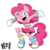 Size: 3000x3000 | Tagged: dead source, safe, artist:usagifriday, pinkie pie, earth pony, anthro, plantigrade anthro, g4, high res, signed, simple background, sonic the hedgehog (series), sonicified, style emulation, transparent background