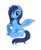 Size: 749x920 | Tagged: safe, artist:evomanaphy, oc, oc only, oc:stardust, blue, cute, evomanaphy, solo