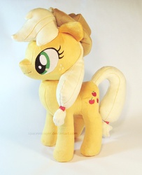 Size: 974x1200 | Tagged: safe, artist:planetplush, applejack, g4, irl, photo, plushie, solo