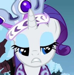 Size: 436x444 | Tagged: safe, screencap, princess platinum, rarity, g4, female, reaction image, solo