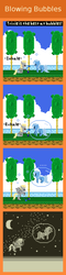 Size: 440x1820 | Tagged: safe, artist:zztfox, derpy hooves, trixie, pegasus, pony, g4, comic, crossover, female, mare, pixel art, super mario land