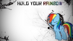 Size: 1920x1080 | Tagged: safe, artist:theslickoctopus, rainbow dash, g4, female, solo, vector, wallpaper