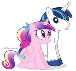 Size: 768x720 | Tagged: safe, artist:dm29, princess cadance, shining armor, g4, duo, simple background, transparent background