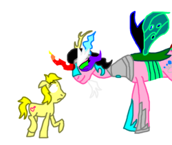 Size: 1019x865 | Tagged: safe, oc, oc only, oc:golden brisk, male, ms paint, tiara ultima, trap