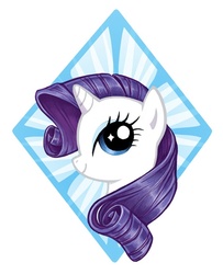 Size: 565x695 | Tagged: safe, artist:courtneygodbey, rarity, g4, female, solo