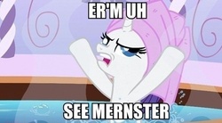 Size: 488x270 | Tagged: safe, rarity, g4, derp, ermahgerd, female, image macro, rereteh, solo