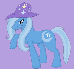 Size: 923x864 | Tagged: safe, artist:hannahtailz, trixie, pony, unicorn, g4, female, mare, smiling, solo