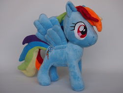 Size: 500x375 | Tagged: safe, artist:kiciula2007, rainbow dash, g4, ebay, irl, photo, plushie, solo