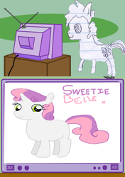 Size: 423x600 | Tagged: safe, oc, oc only, oc:sketchy the notebook pony, exploitable meme, lined paper, stylistic suck, tv meme