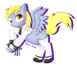 Size: 700x600 | Tagged: safe, artist:divided-s, derpy hooves, g4, clothes, cosplay, female, rche, shoes, socks, solo