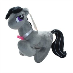 Size: 500x500 | Tagged: safe, artist:onlyfactory, octavia melody, g4, bootleg, irl, long neck, photo, plushie, solo, wat