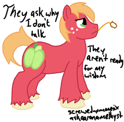 Size: 710x700 | Tagged: safe, artist:aaron amethyst, big macintosh, earth pony, pony, g4, 30 minute art challenge, male, solo, stallion