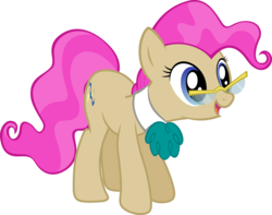 Size: 6000x4735 | Tagged: safe, artist:sairoch, mayor mare, earth pony, pony, g4, absurd resolution, excited, female, glasses, non-dyed mayor, pink hair, simple background, smiling, solo, transparent background, vector
