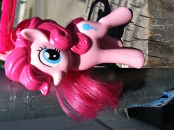 Size: 2592x1936 | Tagged: safe, pinkie pie, g4, irl, mcdonald's happy meal toys, photo, sideways image, toy