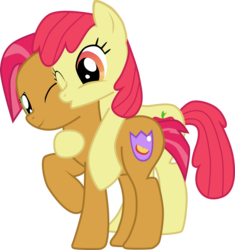 Size: 3000x3186 | Tagged: safe, artist:biohazard, artist:mixermike622, apple bloom, babs seed, earth pony, pony, g4, base used, cousin incest, cousins, female, high res, incest, kissing, lesbian, ship:appleseed, simple background, transparent background