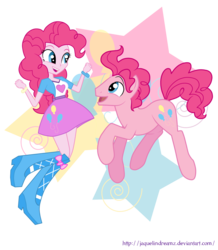 Size: 1856x2124 | Tagged: dead source, safe, artist:jaquelindreamz, pinkie pie, earth pony, human, pony, equestria girls, g4, bubble berry, female, human ponidox, male, petina pettifer, rule 63, self ponidox, simple background, stallion, transparent background