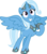 Size: 3000x3407 | Tagged: dead source, safe, artist:dcencia, trixie, alicorn, pony, g4, crown, female, happy, high res, simple background, smiling, solo, transparent background, trixiecorn, vector