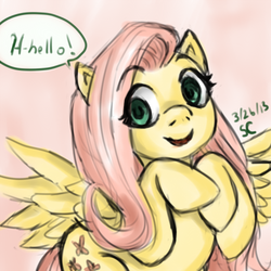 Size: 500x500 | Tagged: safe, artist:soraka-chan, fluttershy, g4, female, solo