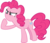 Size: 3526x3000 | Tagged: safe, artist:firestorm-can, pinkie pie, earth pony, pony, g4, magic duel, female, high res, mare, mouthless, no mouth, no nose, simple background, solo, transparent background, vector