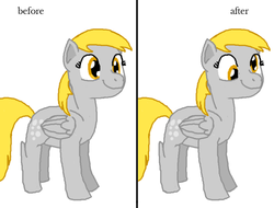 Size: 800x607 | Tagged: safe, artist:etech, derpy hooves, pegasus, pony, g4, female, mare, underp