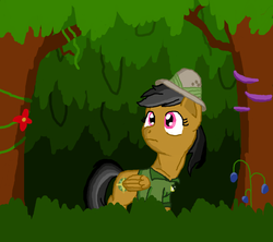 Size: 900x800 | Tagged: safe, artist:etech, daring do, g4, female, jungle, solo