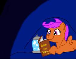 Size: 640x497 | Tagged: safe, artist:etech, scootaloo, g4, book