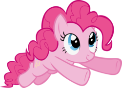 Size: 5802x4212 | Tagged: dead source, safe, artist:waranto, pinkie pie, earth pony, pony, g4, absurd resolution, simple background, solo, transparent background, vector