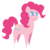 Size: 1000x1000 | Tagged: safe, artist:dragonfoorm, pinkie pie, earth pony, pony, g4, c:, cute, diapinkes, female, looking at you, mare, pointy ponies, simple background, smiling, solo, transparent background, vector