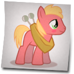 Size: 150x150 | Tagged: safe, artist:anarchemitis, big macintosh, earth pony, pony, g4, colt, male, photo, solo, stallion