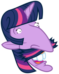 Size: 4009x5000 | Tagged: safe, artist:missingdatapony, twilight sparkle, g4, absurd resolution, meme, nigel thornberry, simple background, smashing (meme), transparent background, vector