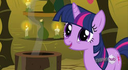 Size: 1280x706 | Tagged: safe, screencap, twilight sparkle, g4, magic duel, adorkable, cute, dork