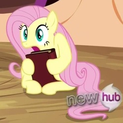 Size: 451x452 | Tagged: safe, screencap, fluttershy, pegasus, pony, g4, magic duel, book, female, golden oaks library, mare, scared