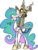 Size: 740x963 | Tagged: safe, artist:cuttycommando, princess celestia, alicorn, human, pony, g4, antlers, belly fluff, chest fluff, crossover, female, humans riding ponies, male, mare, noodle legs, noodle limbs, peytral, riding, sam winchester, simple background, spread wings, supernatural, transparent background, wings