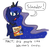 Size: 880x905 | Tagged: safe, artist:grilledcat, princess luna, alicorn, pony, g4, candy, female, luna is not amused, mare, simple background, solo, unamused, werther's original