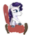 Size: 1024x1024 | Tagged: safe, artist:archonix, rarity, g4, female, sketch, solo, unshorn fetlocks