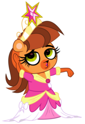 Size: 1280x1864 | Tagged: safe, artist:cartuneslover16, hedgehog, g4, barely pony related, big crown thingy, clothes, coronation dress, crossdressing, crossover, dress, hairstyle, littlest pet shop, male, russell ferguson, simple background, solo, transparent background