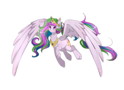 Size: 4500x3271 | Tagged: safe, artist:tomat-in-cup, princess celestia, alicorn, pony, g4, female, high res, jewelry, mare, peytral, simple background, solo, tiara, transparent background
