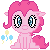 Size: 50x50 | Tagged: safe, artist:purelywhitebutterfly, part of a set, pinkie pie, g4, animated, female, lowres, simple background, transparent background