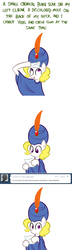 Size: 900x3112 | Tagged: safe, artist:willdrawforfood1, surprise, pony, ask surprise, g1, g4, ask, carnac the magnificent, envelope reading, g1 to g4, generation leap, johnny carson, letter, parody, simple background, tumblr, white background