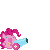 Size: 50x50 | Tagged: safe, artist:a51an-pwn3, pinkie pie, earth pony, pony, g4, animated, emoticon, female, lowres, party cannon, simple background, transparent background