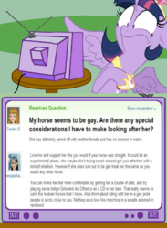 Size: 563x771 | Tagged: safe, twilight sparkle, g4, exploitable meme, female, gay, lesbian, male, text, tv meme, twilight sparkle (alicorn), yahoo answers