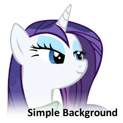 Size: 250x250 | Tagged: safe, rarity, g4, female, meta, simple background, solo, spoiler tag, spoilered image joke, wet, wet mane, wet mane rarity