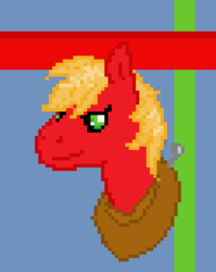 Size: 310x390 | Tagged: safe, artist:hand-l, big macintosh, earth pony, pony, g4, male, pixel art, solo, stallion