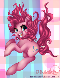 Size: 437x565 | Tagged: safe, artist:lelittleluna, pinkie pie, g4, female, solo