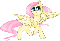 Size: 735x504 | Tagged: safe, artist:ponycide, fluttershy, g4, crying, female, solo
