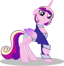 Size: 4984x5155 | Tagged: safe, artist:up1ter, princess cadance, g4, absurd resolution, alternate hairstyle, ashley, bioshock infinite, clothes, cosplay, elizabeth, female, simple background, solo, transparent background, vector