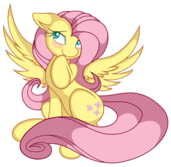 Size: 6000x5882 | Tagged: safe, artist:joey darkmeat, artist:pastelflakes, fluttershy, pony, g4, absurd resolution, female, solo