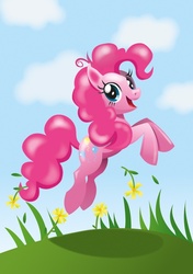 Size: 586x831 | Tagged: dead source, safe, artist:monsterswonderland, pinkie pie, g4, female, solo