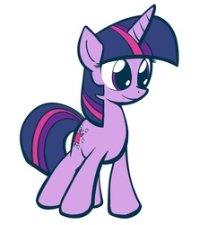 Size: 700x754 | Tagged: safe, artist:whatsapokemon, twilight sparkle, g4, female, solo